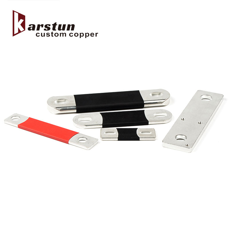 Flexible laminated copper bus bars