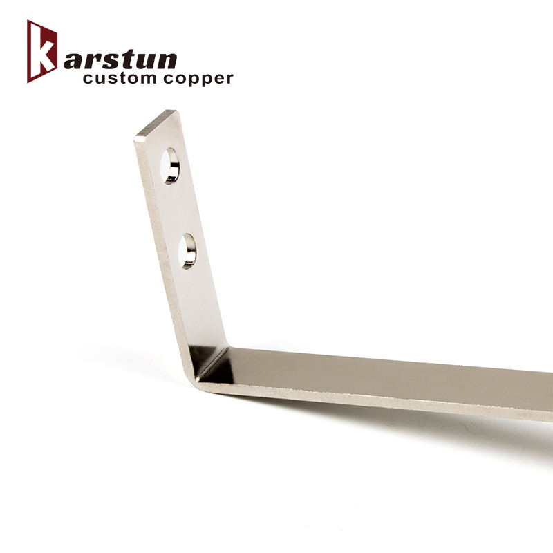Custom plated copper busbar